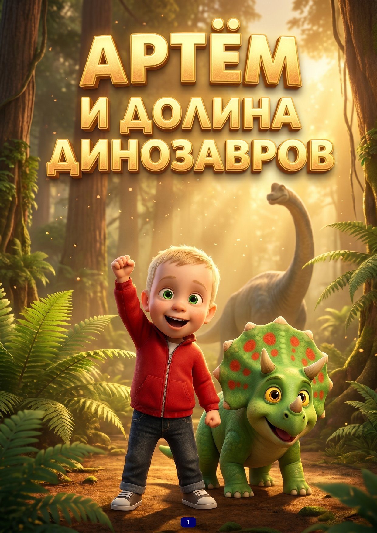 Книга про динозавров для ребёнка